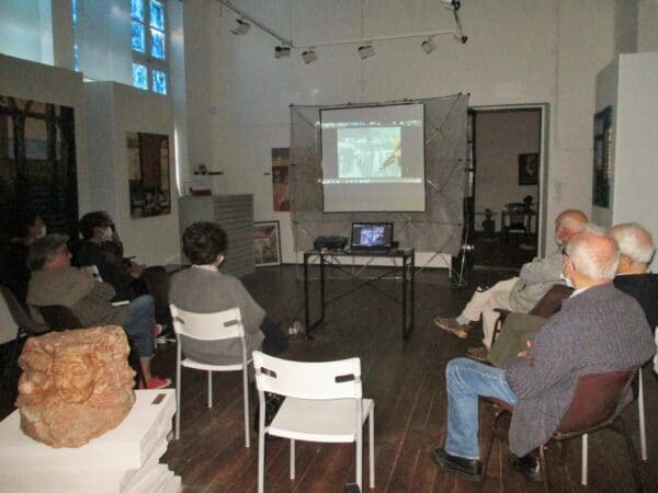 Les séances de Ciné-Art au Musée de peinture de Saint Frajou recommencent cette année, un dimanche par mois (ici la 1ère projection le 8 mai).