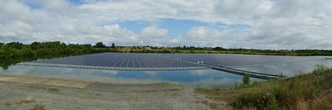 La centrale photovoltaïque flottante