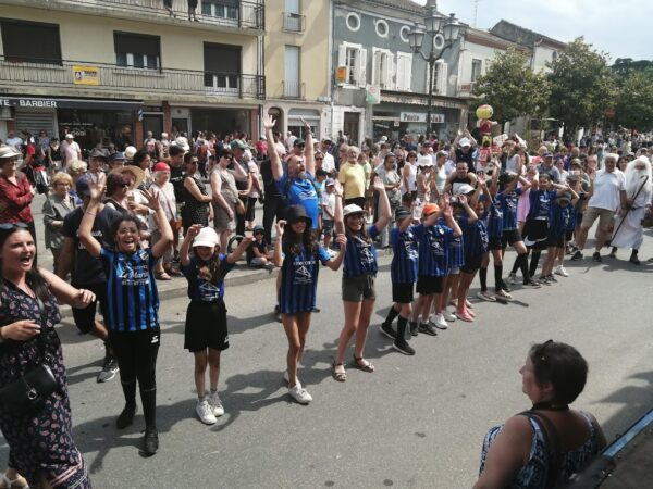 Les équipes féminines de l'US Cazères Football