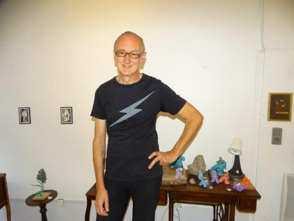 Pierre Rousson, artiste sculpteur et dessinateur, expose ses oeuvres à Aurignac.