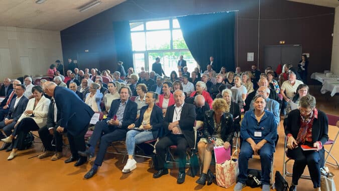 Beaucoup d'élus lors de cette assemblée générale