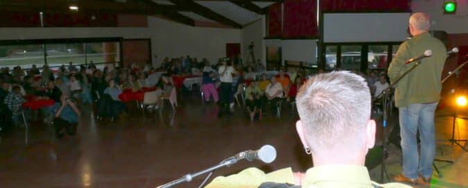 Des spectateurs attentifs