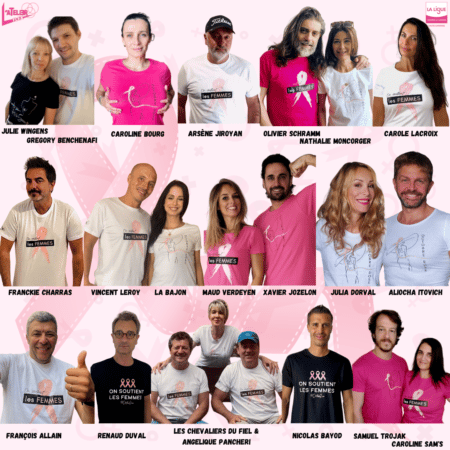 Les artistes se mobilisent pour Octobre Rose avec Caroline Sam's et l'Atelier Flex.