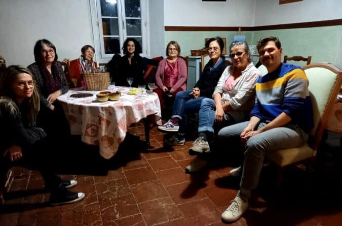 Un weekend de travail mais aussi de convivialité à Saint Frajou pour un groupe de chercheurs toulousains de Alters.