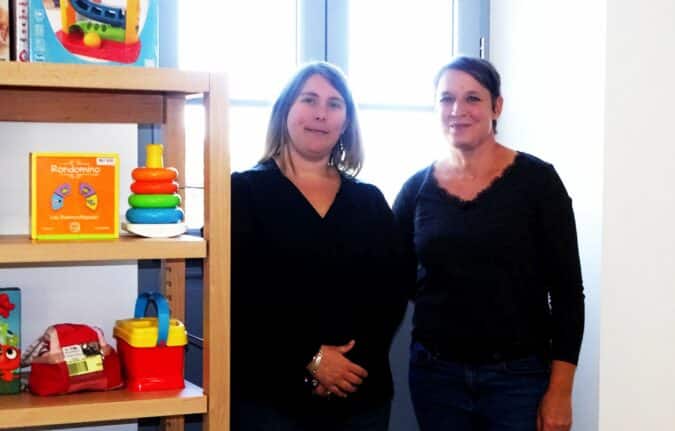 Les animatrices Cyrielle et Emmanuelle à la Médiathèque Ludothèque de Boulogne (Magali absente sur la photo) vous attendent pour une soirée lecture en pyjama, pour se faire peur pour de faux !