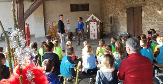 Lors d'un précédent spectacle pour enfants