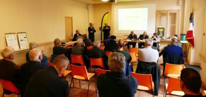 Les médaillés salle Laveran