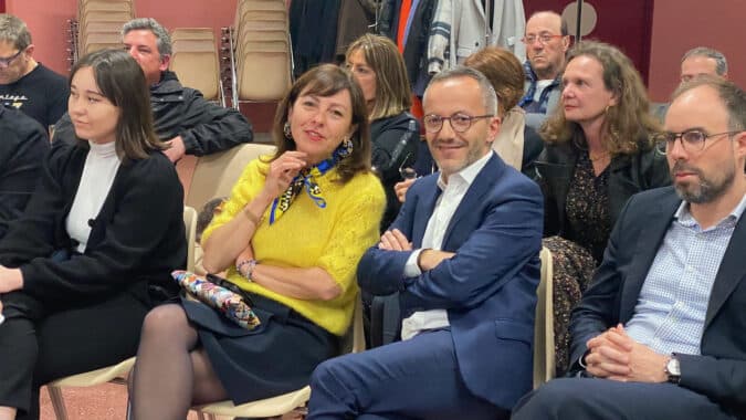 Carole Delga présidente de région et Sébastien Vincini président du conseil départemental