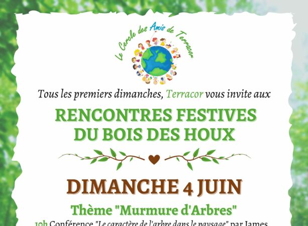 Murmures d'arbres, thème de la réunion du 4 juin pour l'association Terracor.