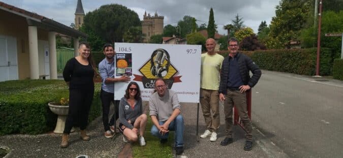Une équipe au top pour une superbe édition du Festival Bonjour Gimone à Saint Blancard (ici lors de leur passage à Radio Coteaux)