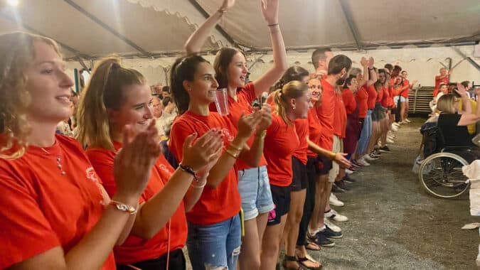 Bonne humeur et joie de vivre (archives)