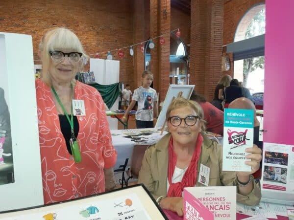 Régine et Elisa, bénévoles au Restos du Coeur de l'Isle-en-Dodon. Un appel est lancé aux donateurs pour aider les personnes en situation précaire.