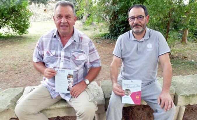 De G à D: Hervé Salado, Robert Villanova