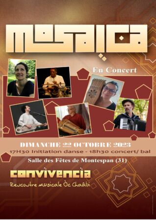 Soirée dansante à Montespan avec l'excellente formation Mosaïca.