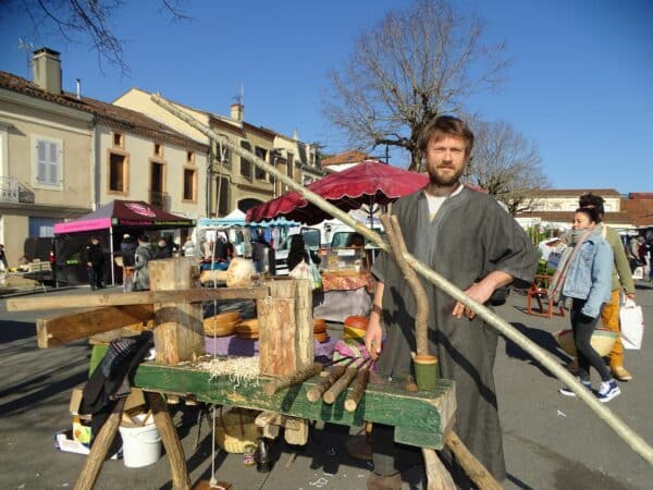 La place de la promenade actuellement site du marché de plein vent (Lukasz tourneur sur bois archives).