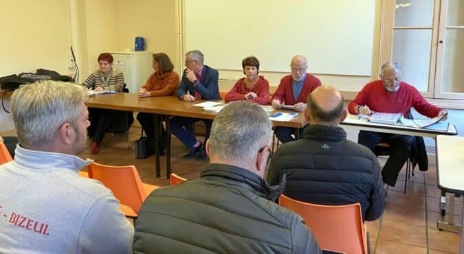 Le bureau en présence de Denis Turrel
