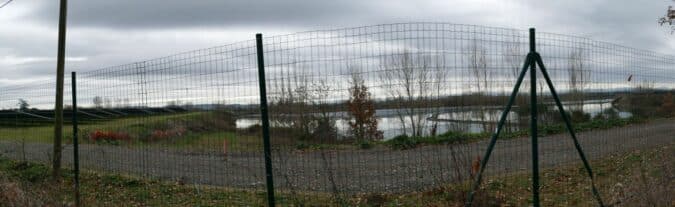 Autour et sur l'eau de l'ancienne gravière