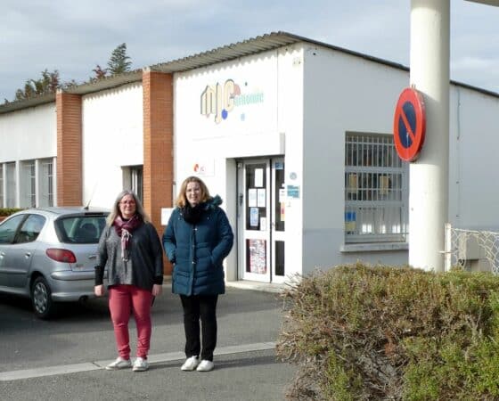 DE G à D: Gaëlle Torrillon et Laure Zanchetta