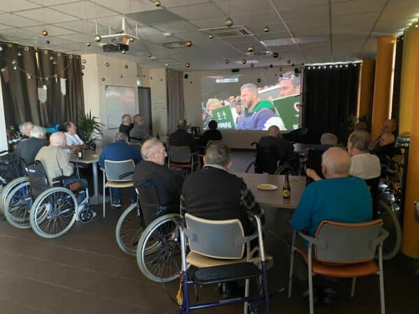 Une après-midi rugby à l'Ehpad de Boulogne.