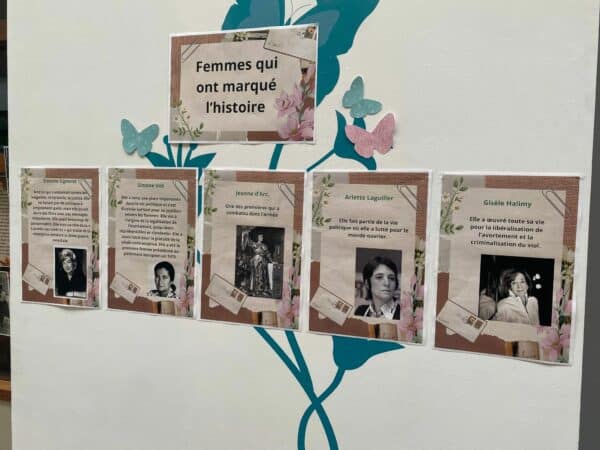 Magnifique expo réalisée par les résidentes de l'Ehpad de Boulogne pour la fête des Femmes.