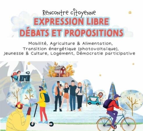 Pratiquer la démocratie sur la place du village, l'initiative citoyenne de la Cafetière d'Aurignac.