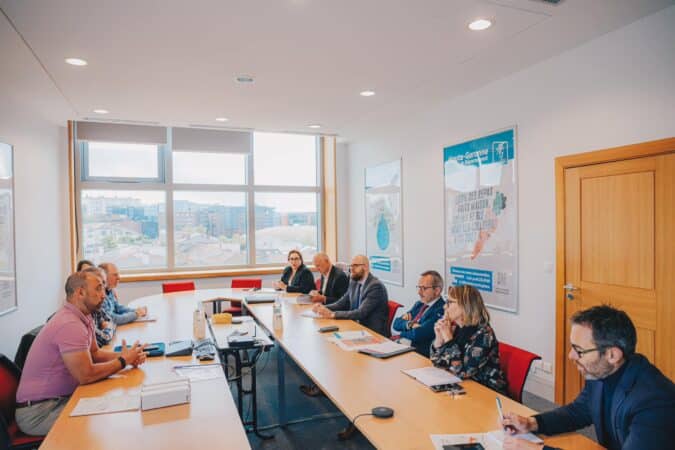 Une rencontre de courtoisie, constructive, pour le maire de l'Isle en Dodon et ses conseillers, avec le président du Conseil Départemental 31 Sébastien Vincini.