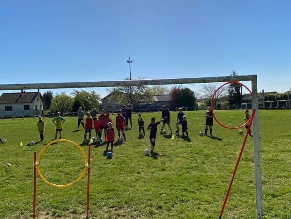 Une semaine formatrice et amusante au stage de foot de l'école Save-Gesse.