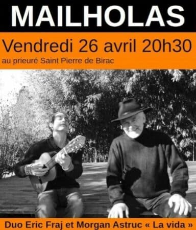 Concert Eric Fraj et Morgan Astruc