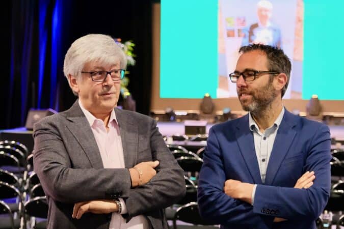 Passation entre Didier Cujives et Loïc Gojard