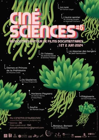 Le festival Ciné Sciences proposera à Aurignac des rencontres autour de documentaires, les 1er et 2 juin.