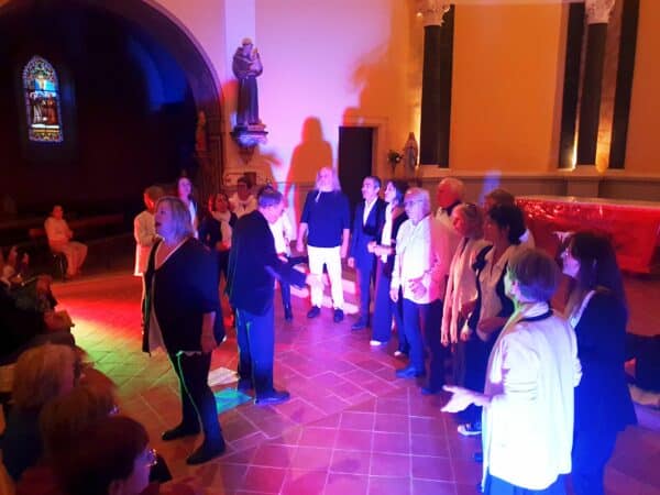 Une superbe soirée à Montmaurin avec le concert gospel du chœur Ma Grand-mère était noire, un régal.