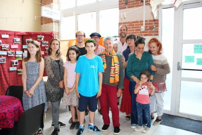 Les participants du projet "Le musée des Voisins", une expérience artistique interactive initiée par le réalisateur Théo Michel-Bechet.