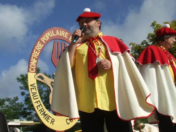 Intronisation et banquet à Bouzin avec la Confrérie populaire du Veau commingeois (photo archives).