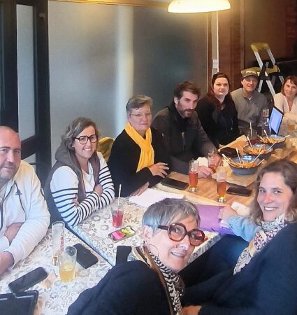 La guinguette du Magnoac c'est le 27 juin, organisée par l'association des Commerçants et Artisans du Magnoac (en photo une partie de l'équipe).