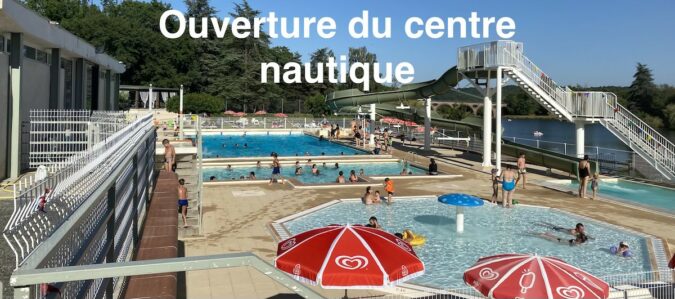 Prochaine ouverture de la saison d'été au centre nautique de Boulogne.