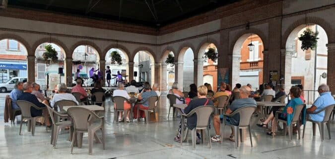 Beau moment de partage .