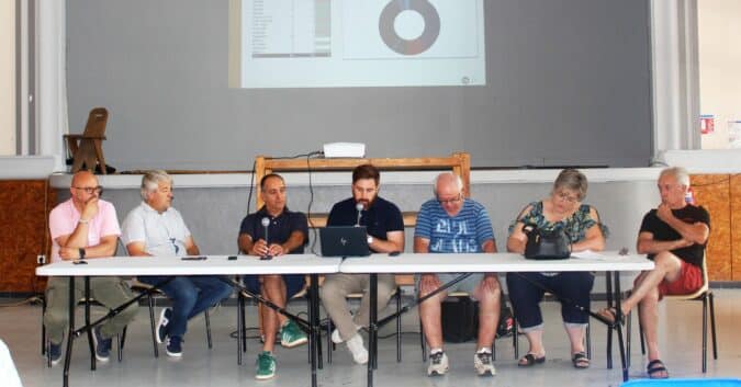 Les membres du conseil d'administration de l'EBP lors de l'assemblée générale.