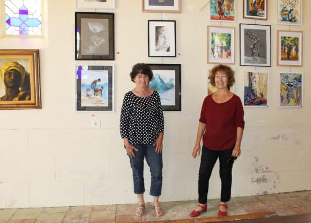 La superbe expo des élèves de Sandie Pedarros, un florilège de talents à Péguilhan. (Claudette Ibos, Rose Marie Harris Ruiz)