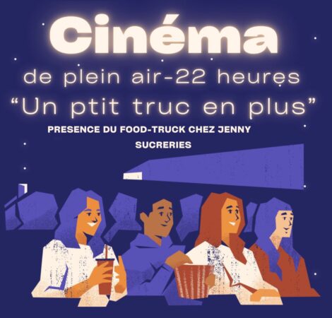 Une belle soirée cinéma en plein air à Saint-Blancard.