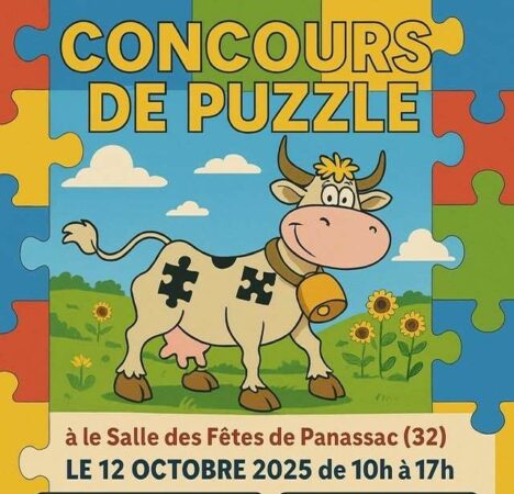 Champions de puzzle ou amateurs, le tournoi de Panassac est fait pour vous, les inscriptions sont ouvertes.