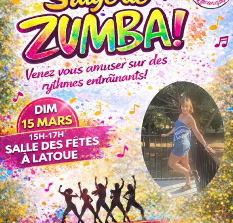 Zumba pour tous à Latoue avec Lacunapa.