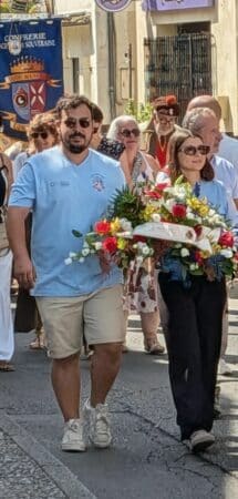 Les co-présidents du comitédes fêtes .